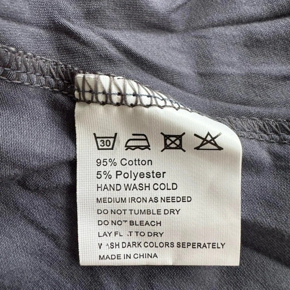 NWT VTG Deadstock Navy blue cotton maxi skirt with a flowy, boho fairy core vibe - Picture 5 of 6